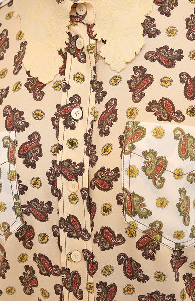 Шелковая блузка CHLOÉ, арт. CHC20WHT49331, фото 5