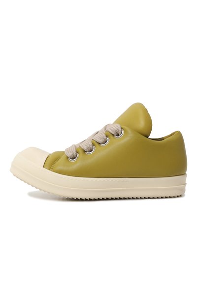 Кожаные кеды luxor jumbo padded low RICK OWENS, арт. RU02C7893/LLPW2, фото 4