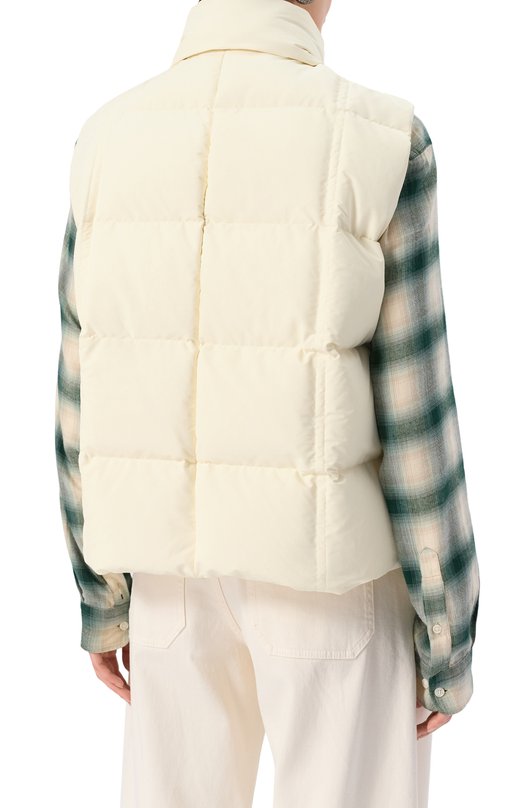 Пуховый жилет Jil Sander J40AF0169-J74276 Кремовый  J40AF0169-J74276 Фото 4