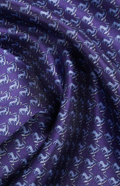 Шелковый платок CORNELIANI фиолетового цвета по цене 7995 руб., арт. 85UF27-0120396/00, фото 2 Шелковый платок CORNELIANI, арт. 85UF27-0120396/00, фото 2