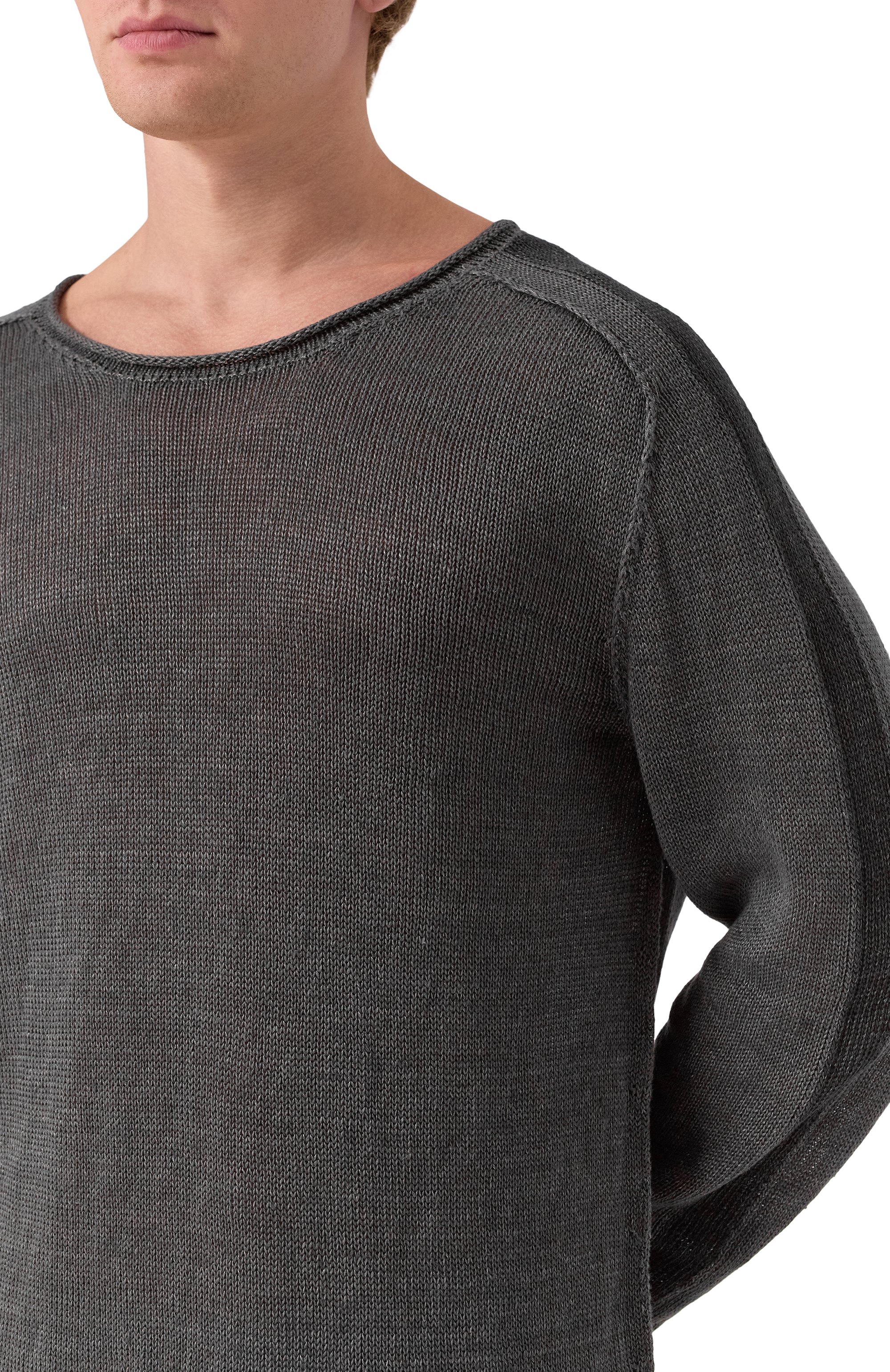 Льняной джемпер TRANSIT, арт. CFUTRW11461, фото 5