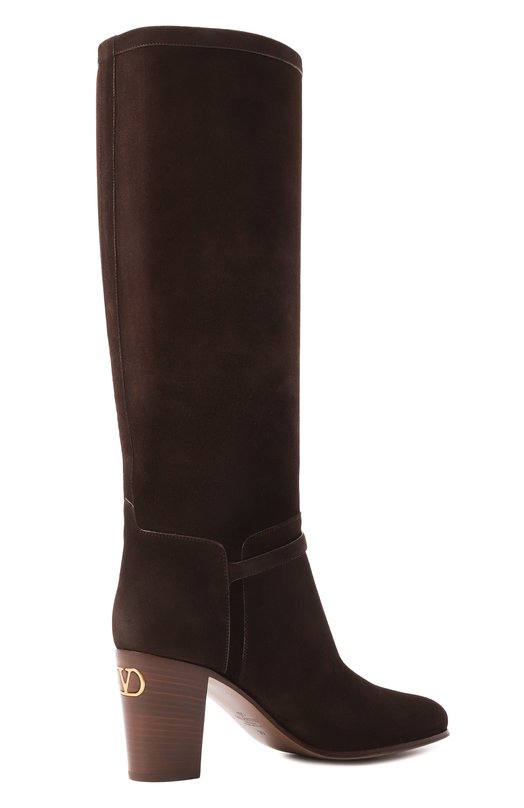 Кожаные сапоги Pattie 75 Valentino 7W2S0LD6/DHU Коричневый  7W2S0LD6/DHU Фото 5