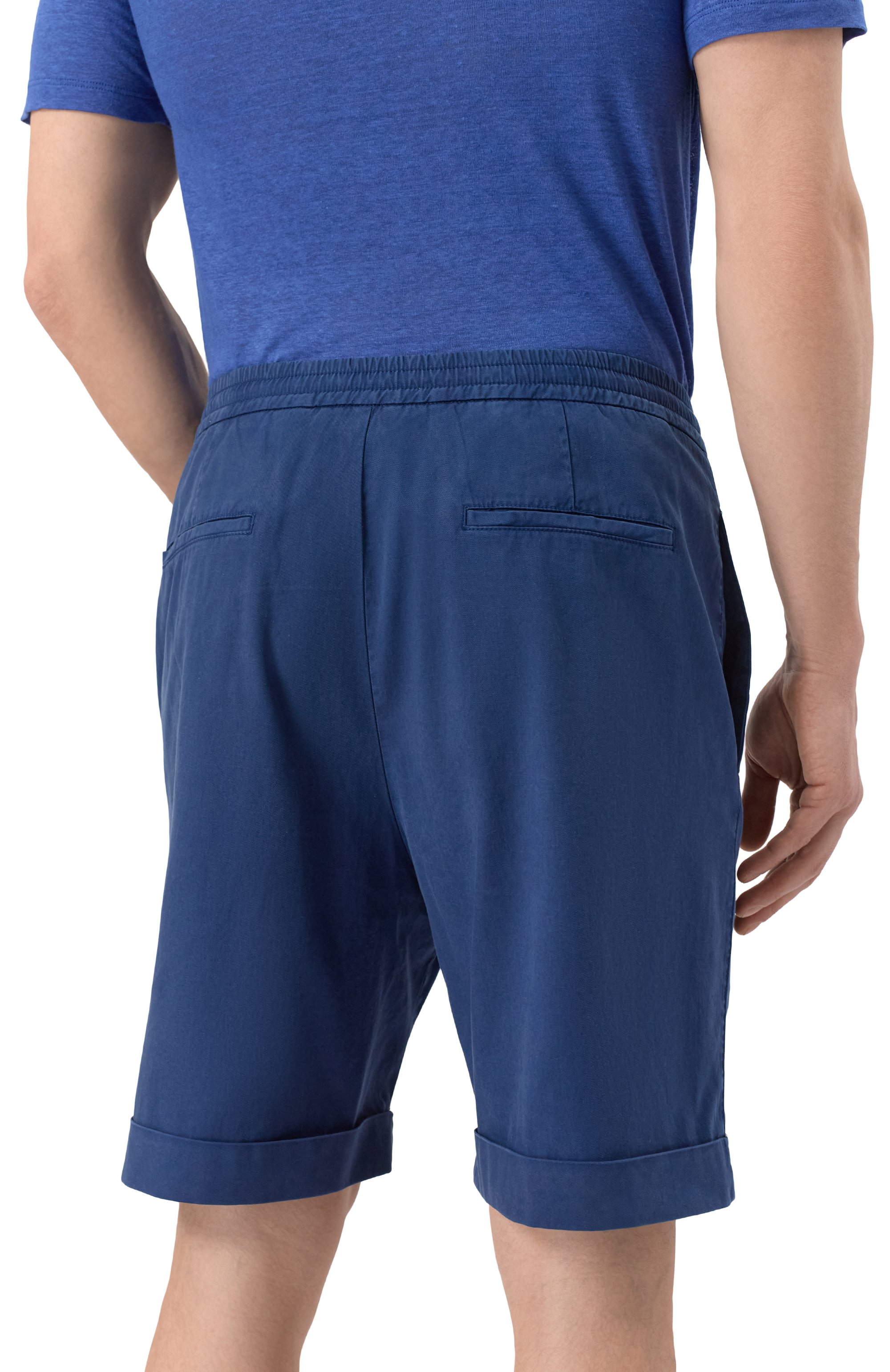 Шорты из лиоцелла и хлопка CANALI, арт. 95606/PT01355, фото 4