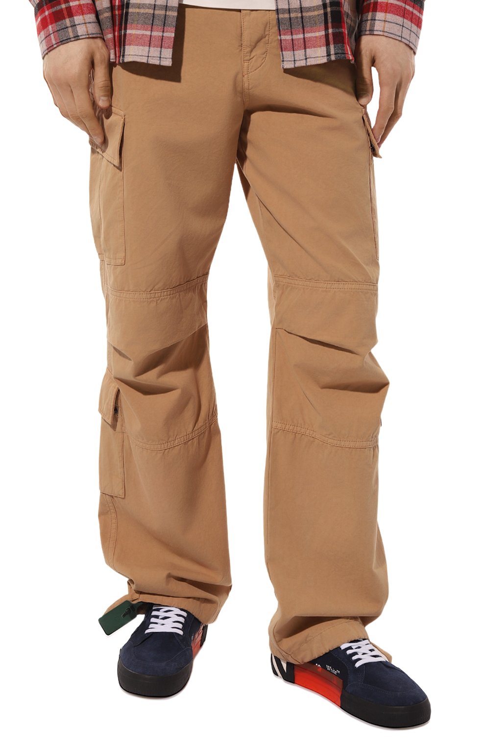 Замшевые кеды vulcanized OFF-WHITE, арт. OMIA085F22LEA0014242, фото 3