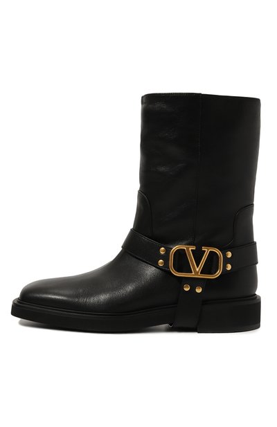 Кожаные ботинки vlogo signature VALENTINO, арт. 5W2S0JK6/DSH, фото 4