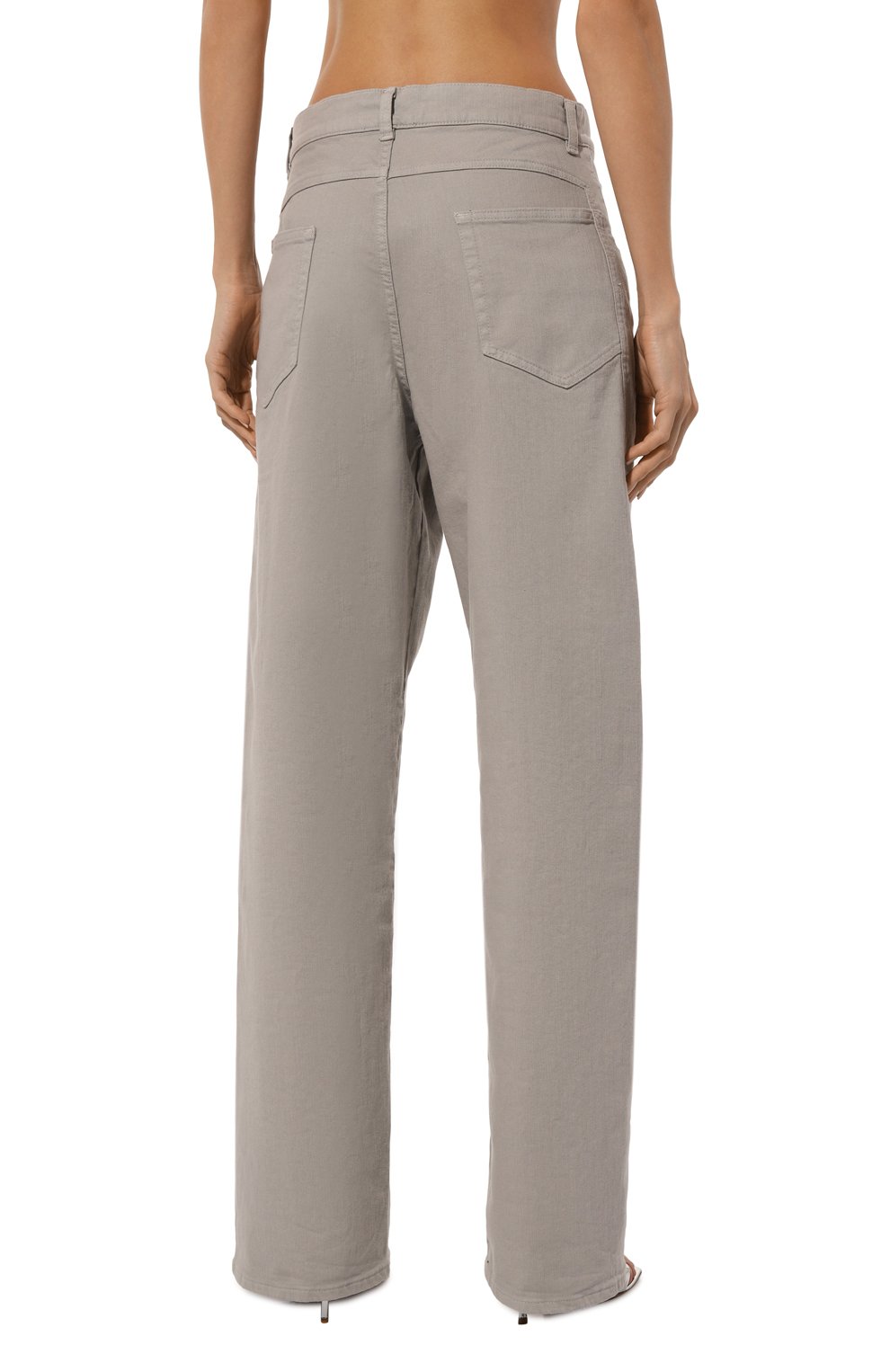 Джинсы ANDREA YA'AQOV светло-серого цвета по цене 47100 руб., арт. 24WHIL25, фото 4 Джинсы ANDREA YA'AQOV, арт. 24WHIL25, фото 4