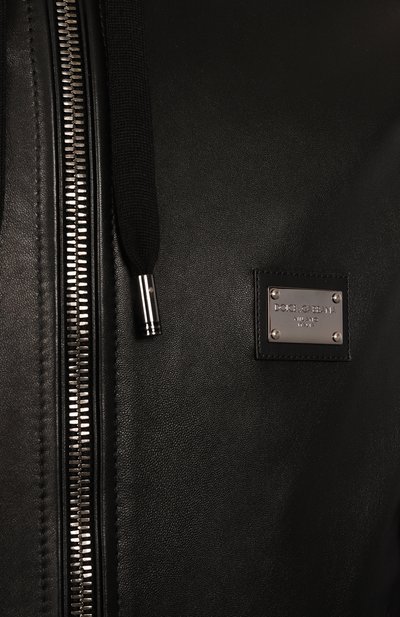 Кожаный бомбер DOLCE & GABBANA, арт. G9ZY6L/HULR0, фото 5