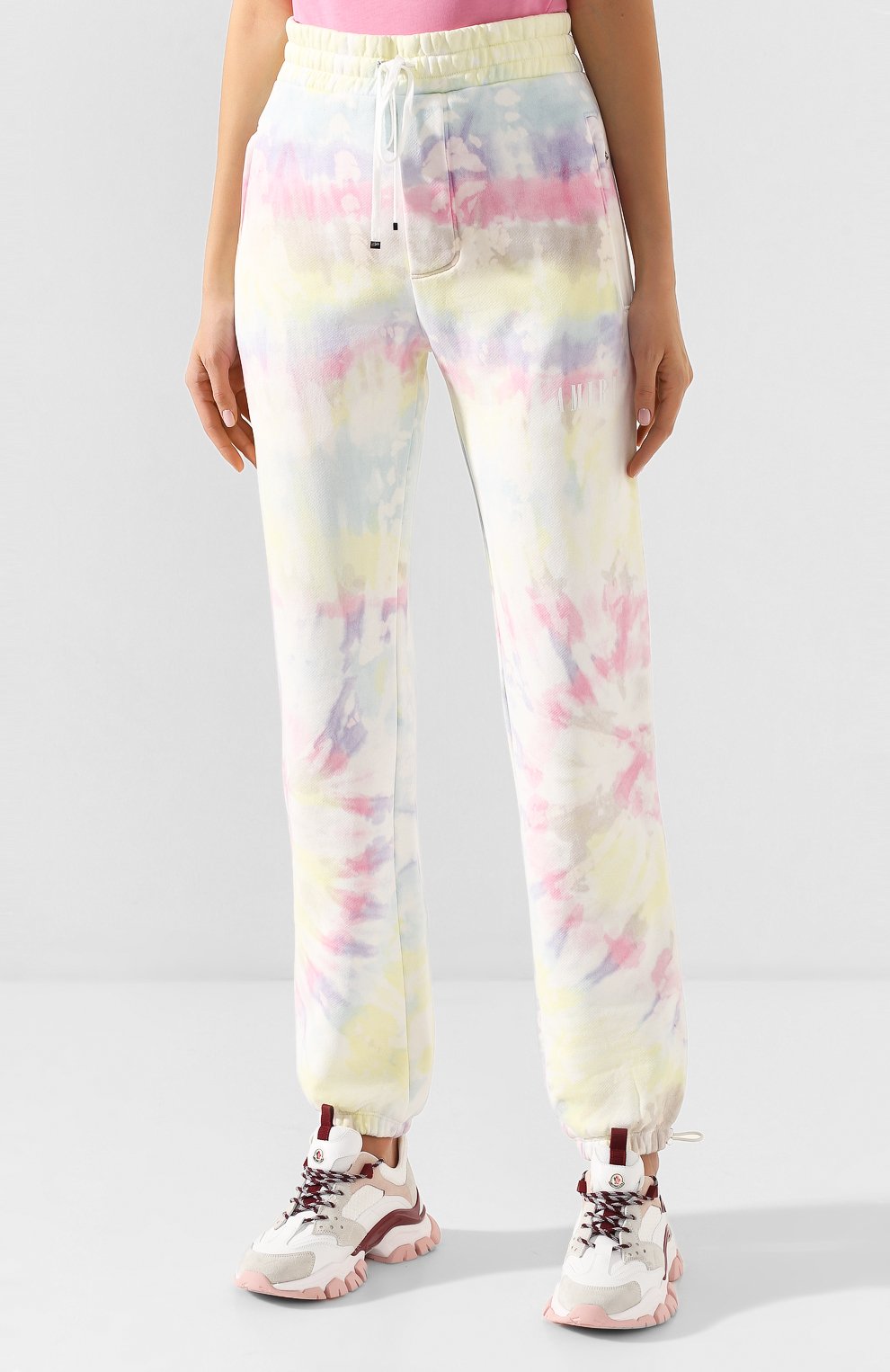 Хлопковые джоггеры AMIRI, арт. Y0M09451TE, фото 3