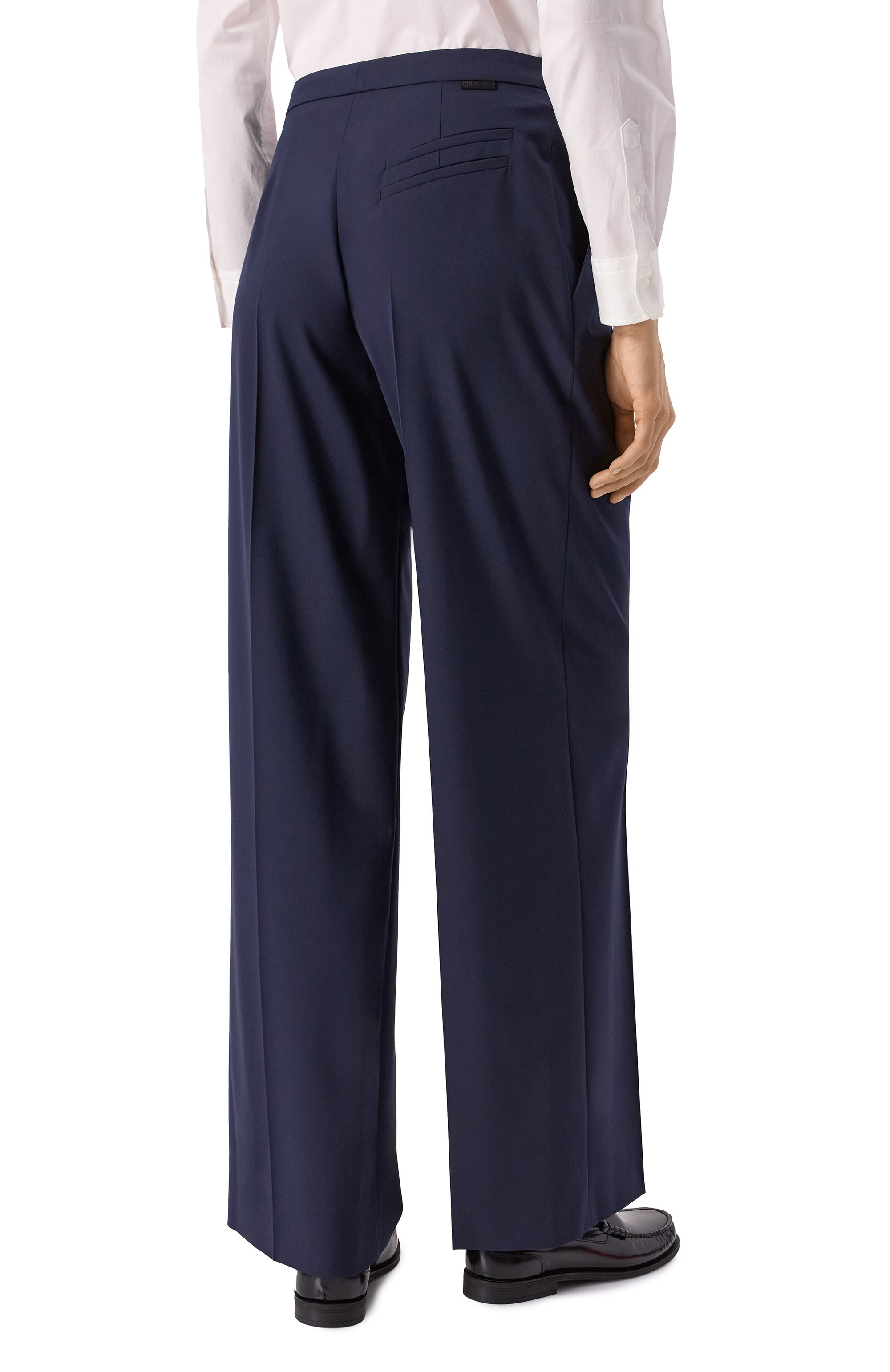 Брюки HUGO синего цвета по цене 26950 руб., арт. 50530103, фото 4 Брюки HUGO, арт. 50530103, фото 4