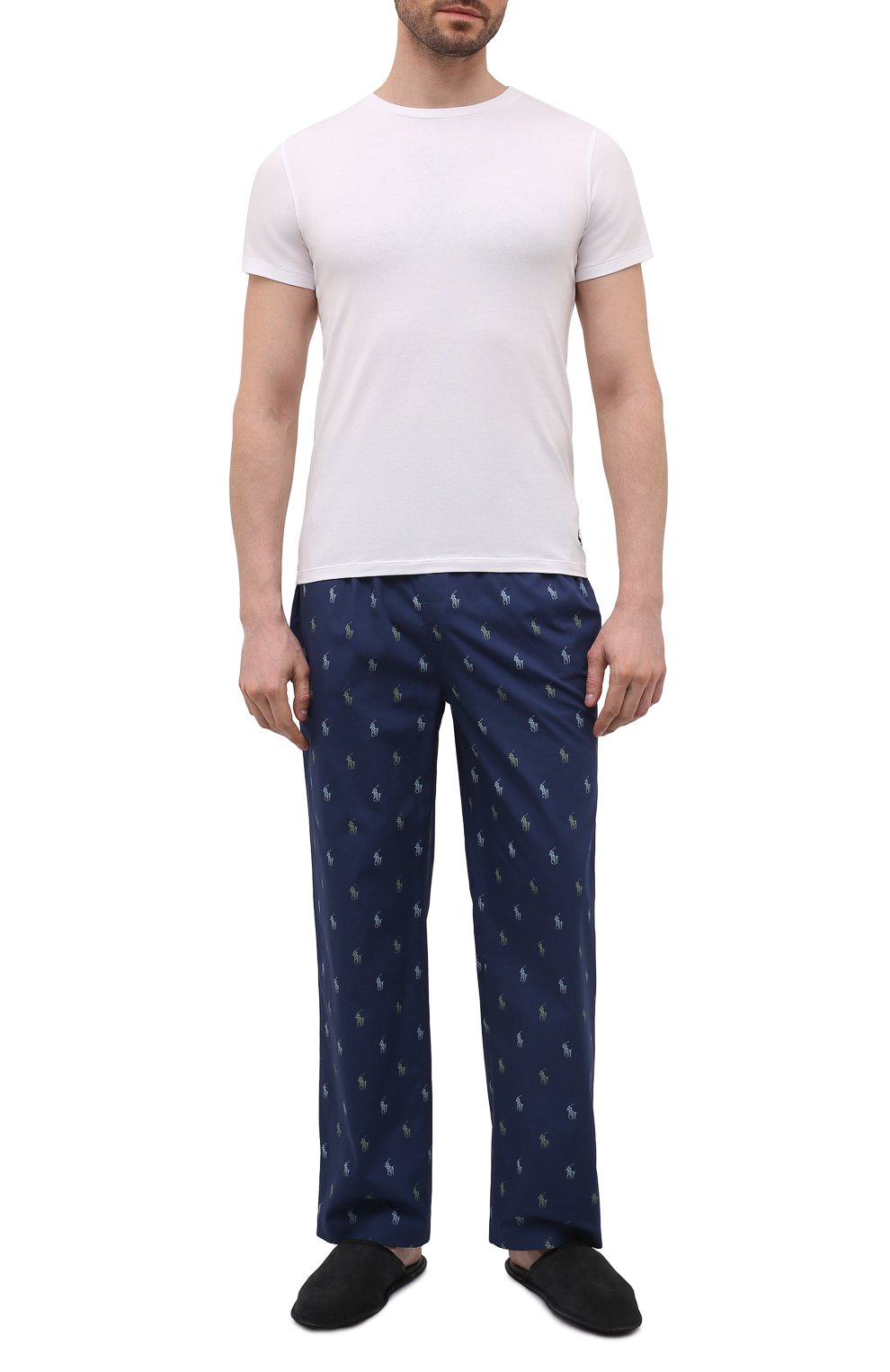 Хлопковые домашние брюки POLO RALPH LAUREN, арт. 714862799/002, фото 2