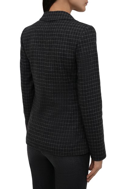 Жакет EMPORIO ARMANI серого цвета по цене 66700 руб., арт. 6K2G76/2N9AZ, фото 4 Жакет EMPORIO ARMANI, арт. 6K2G76/2N9AZ, фото 4