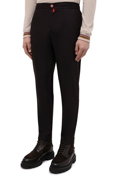 Брюки из кашемира и шерсти викуньи KITON, арт. UFPLACJ0228A/VVIC, фото 3