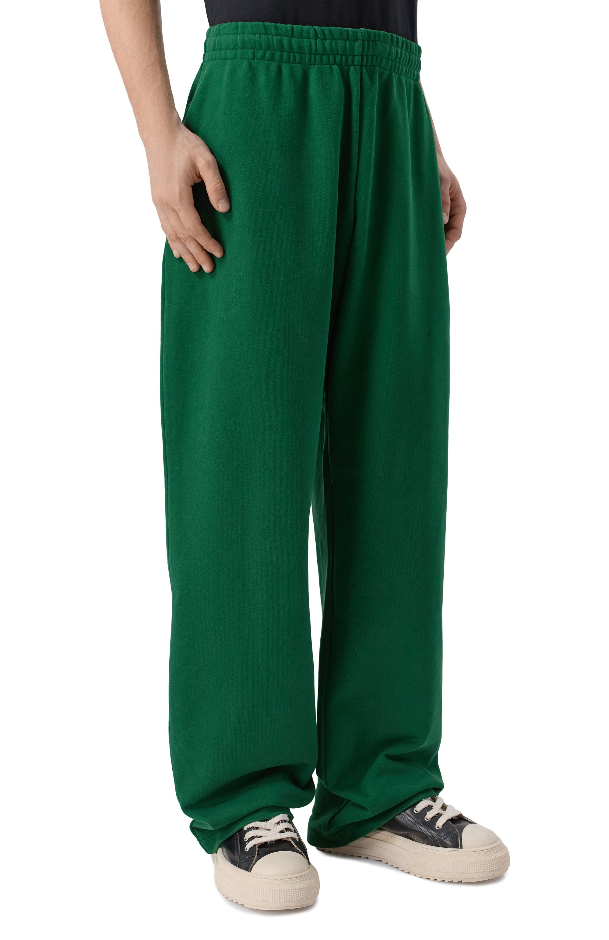 Хлопковые брюки PLANTA ROSA зеленого цвета по цене 18600 руб., арт. PR/PK/NP/400VELVET, фото 4 Хлопковые брюки PLANTA ROSA, арт. PR/PK/NP/400VELVET, фото 4