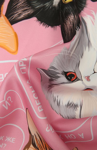 Шелковый платок коты о любви RADICAL CHIC, арт. 550484.07.15, фото 4