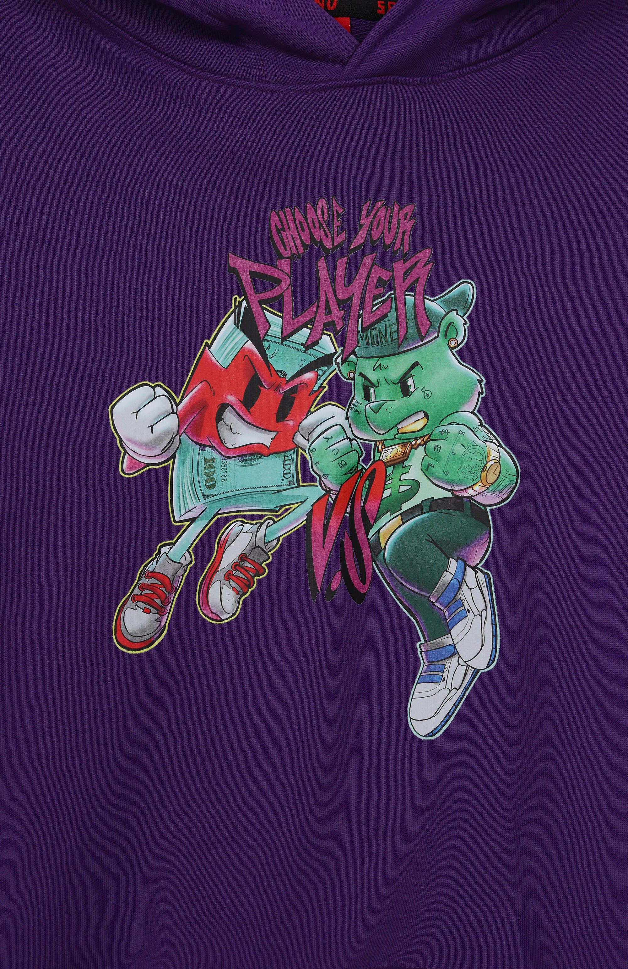 Хлопковое худи SPRAYGROUND, арт. SPY1279EPRPL, фото 3