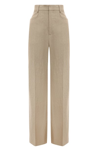 Женские льняные брюки JACQUEMUS, арт. 22E211PA003/1029BEIGE