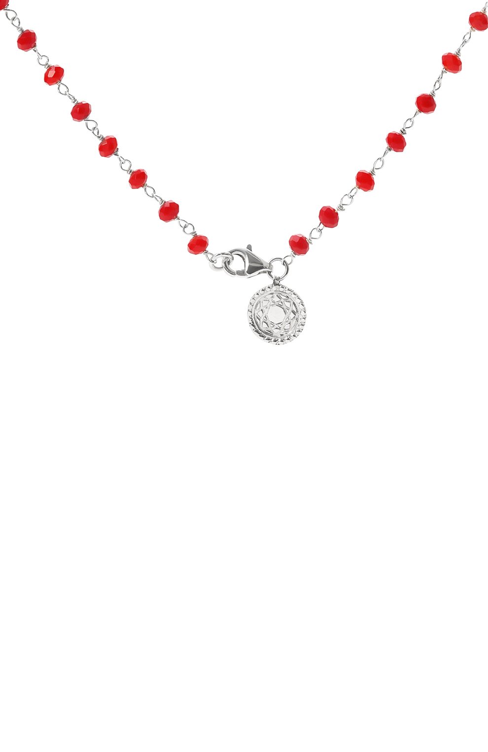 Колье сердце DZHANELLI красного цвета по цене 193600 руб., арт. 00338, фото 4 Колье сердце DZHANELLI, арт. 00338, фото 4