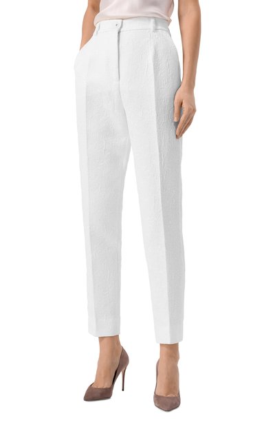 Брюки из хлопка и вискозы DOLCE & GABBANA, арт. FTAM2T/FJTBV, фото 3