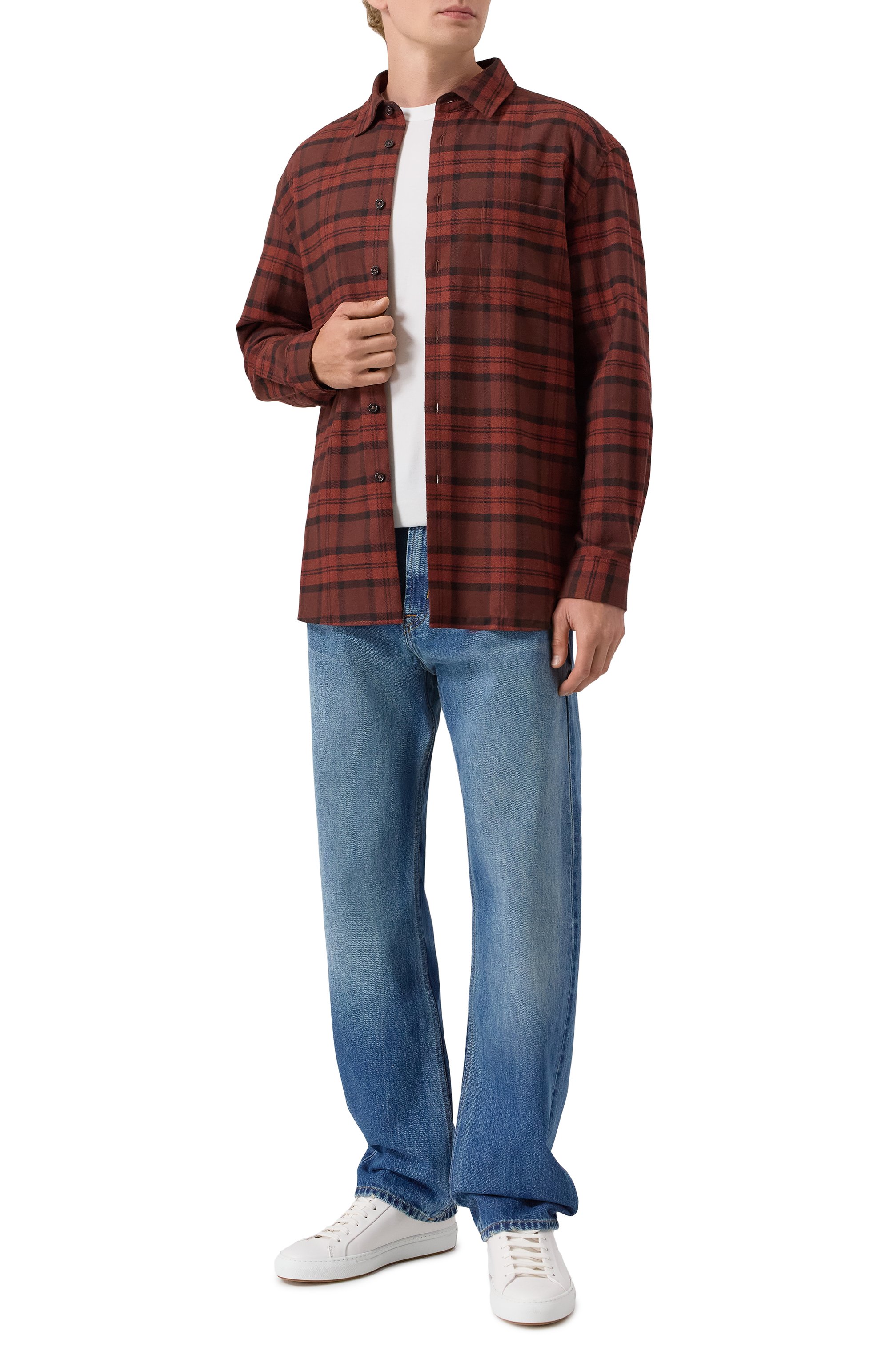 Хлопковая рубашка 12 STOREEZ, арт. 133406, фото 2