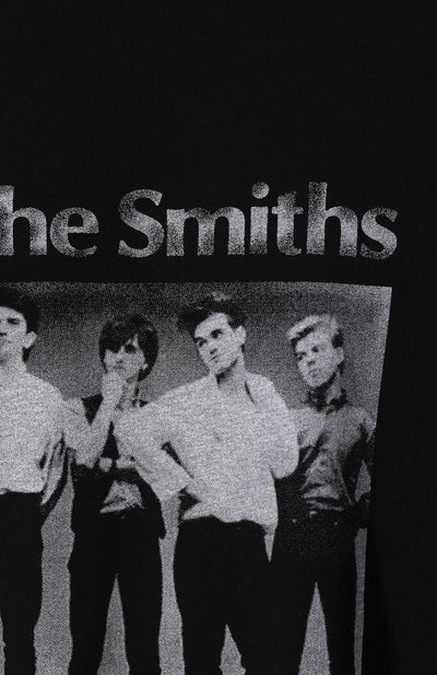 Хлопковая футболка SAINT LAURENT, арт. 588103/YBHI2, фото 5