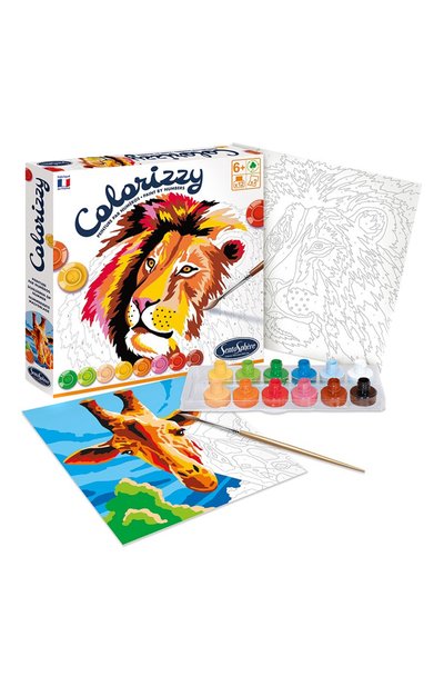 Раскраска по номерам саванна SENTOSPHERE, арт. 4500