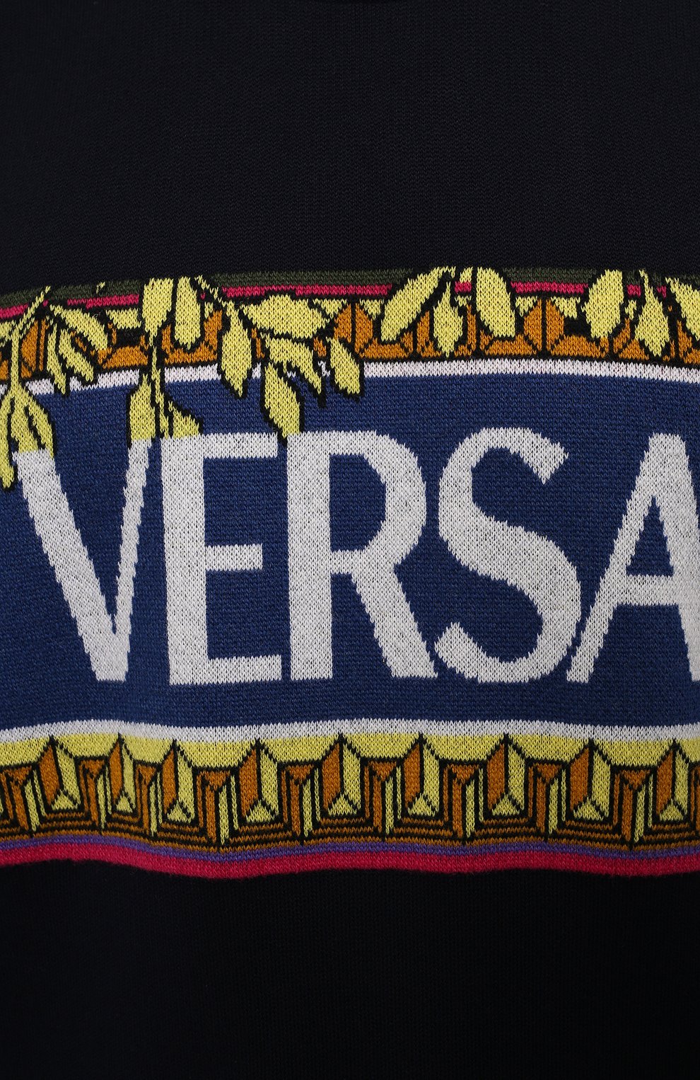 Свитер из хлопка и шерсти VERSACE, арт. 1001335/1A00980, фото 5