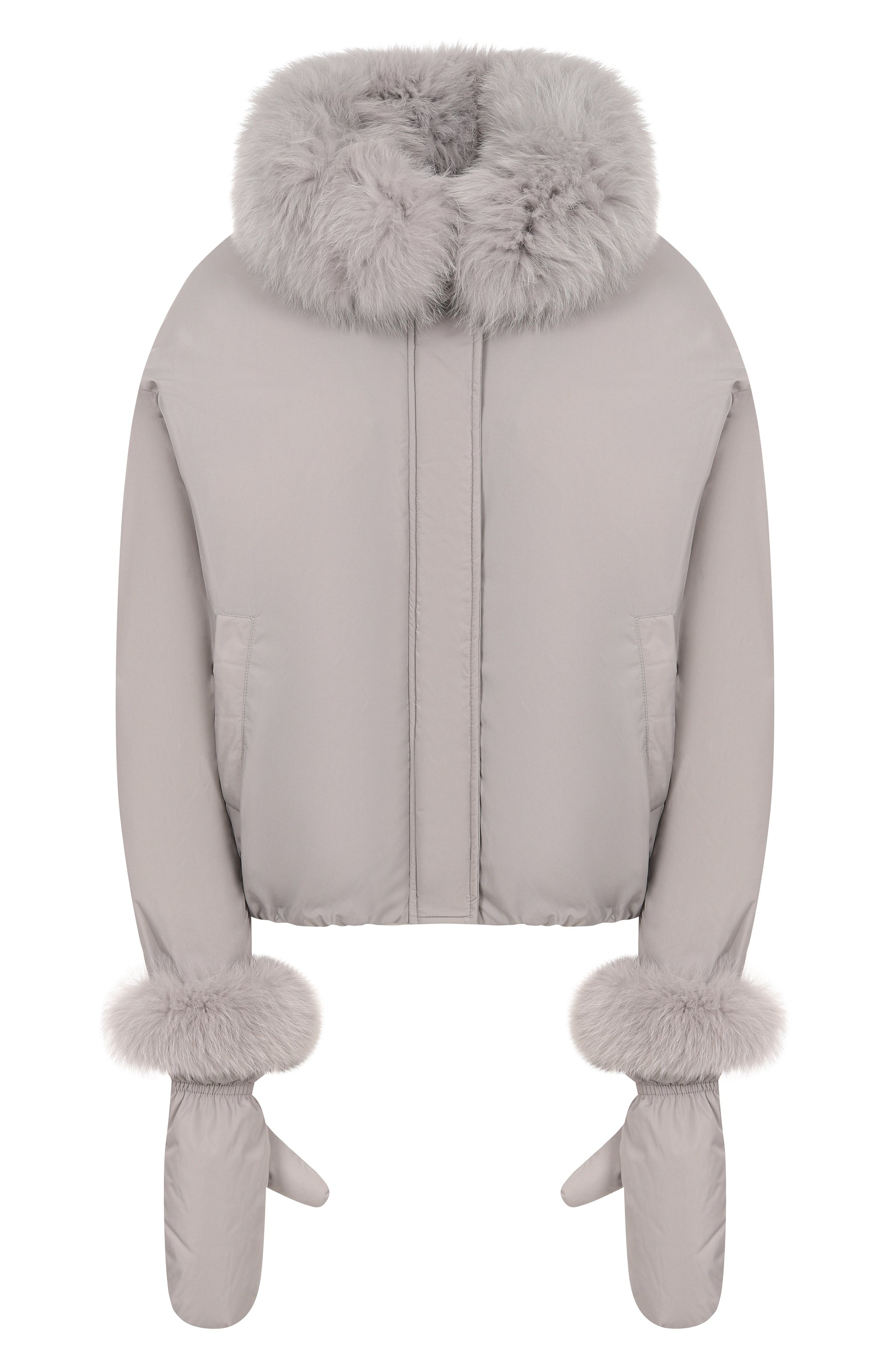 Пуховик с отделкой из песца YVES SALOMON, арт. 25WYV05866D0TM, фото 1