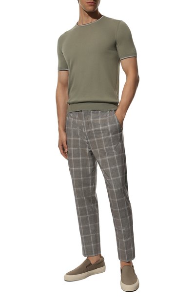 Хлопковые брюки CIRCOLO 1901, арт. CN3475, фото 2