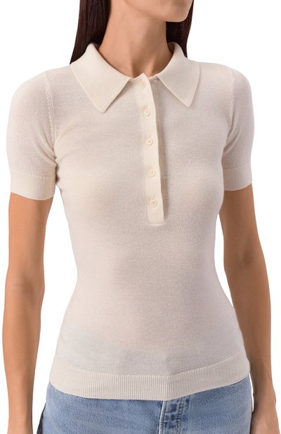 Поло из кашемира и шелка JACOB LEE, арт. WKP039SS25W, фото 5