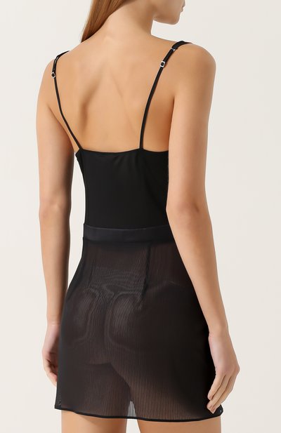 Прозрачная сорочка с v-образным вырезом LA PERLA, арт. 0004740, фото 4