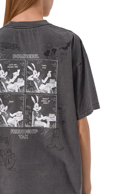 Хлопковая футболка DOMREBEL, арт. CASHBUN T-SHIRT, фото 5