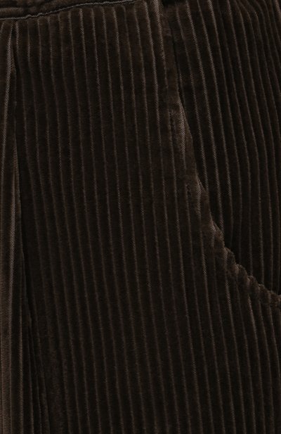 Вельветовые брюки KITON зеленого цвета по цене 92150 руб., арт. D37102K0598A, фото 5 Вельветовые брюки KITON, арт. D37102K0598A, фото 5