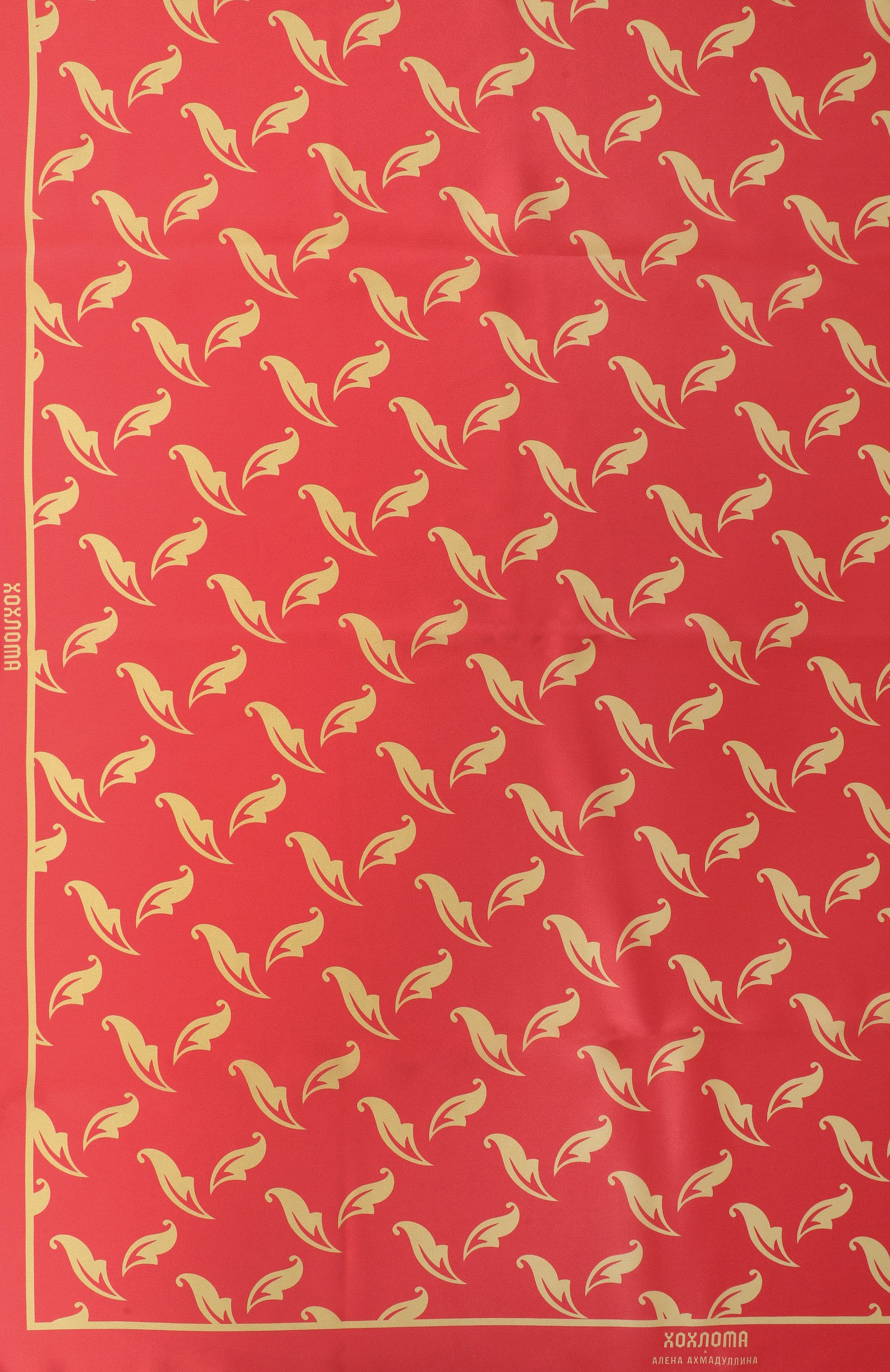 Шелковый платок ХОХЛОМА Х АЛЕНА АХМАДУЛЛИНА, арт. WTA1116, фото 4