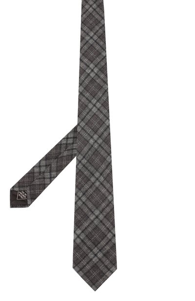 Шерстяной галстук BRIONI коричневого цвета по цене 24400 руб., арт. 061D00/08488, фото 2 Шерстяной галстук BRIONI, арт. 061D00/08488, фото 2