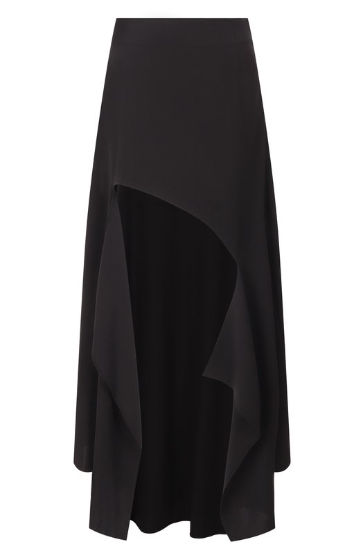 Юбка из вискозы и шерсти Mugler 25F1JU0573196 Чёрный 25F1JU0573196