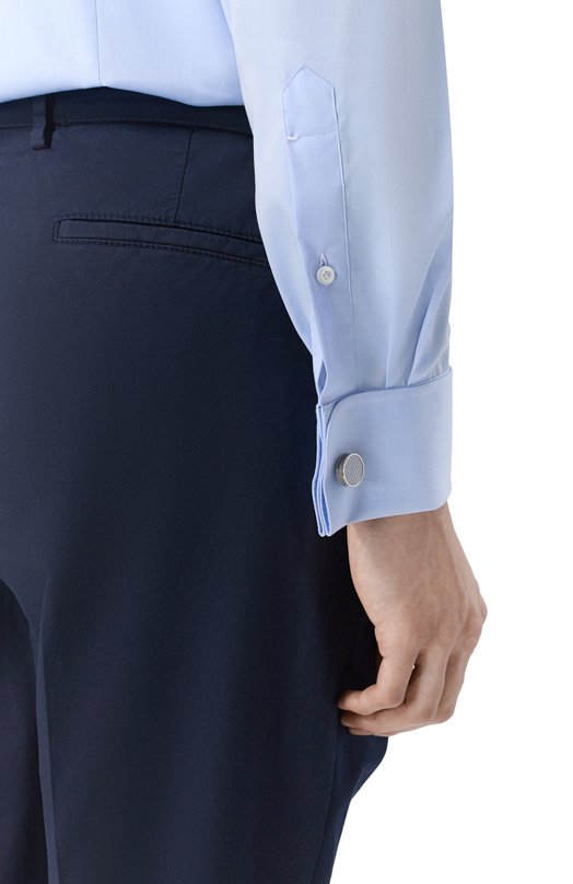 Хлопковая сорочка Giampaolo 908/TS15014_PG Голубой  908/TS15014_PG Фото 5