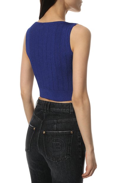 Топ из вискозы BALMAIN, арт. XF1AB055/KB39, фото 4