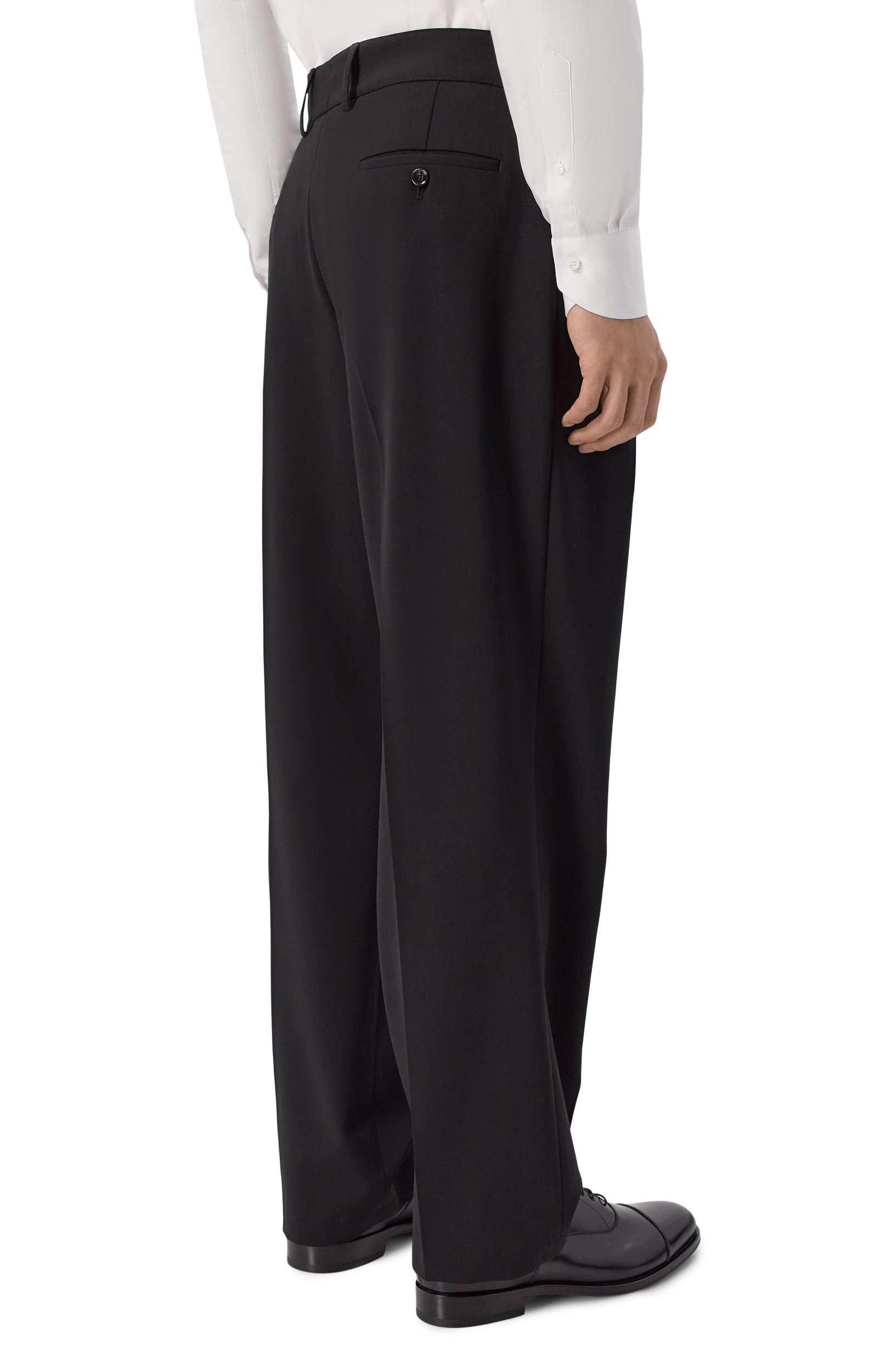 Шерстяные брюки DOLCE & GABBANA, арт. GP0N2T/FUBG3, фото 4