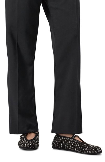 Замшевые балетки ALAIA, арт. AA3A029CK234, фото 3