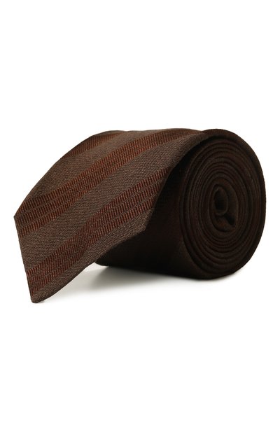 Галстук из шелка и льна LUIGI BORRELLI, арт. CR454038, фото 1