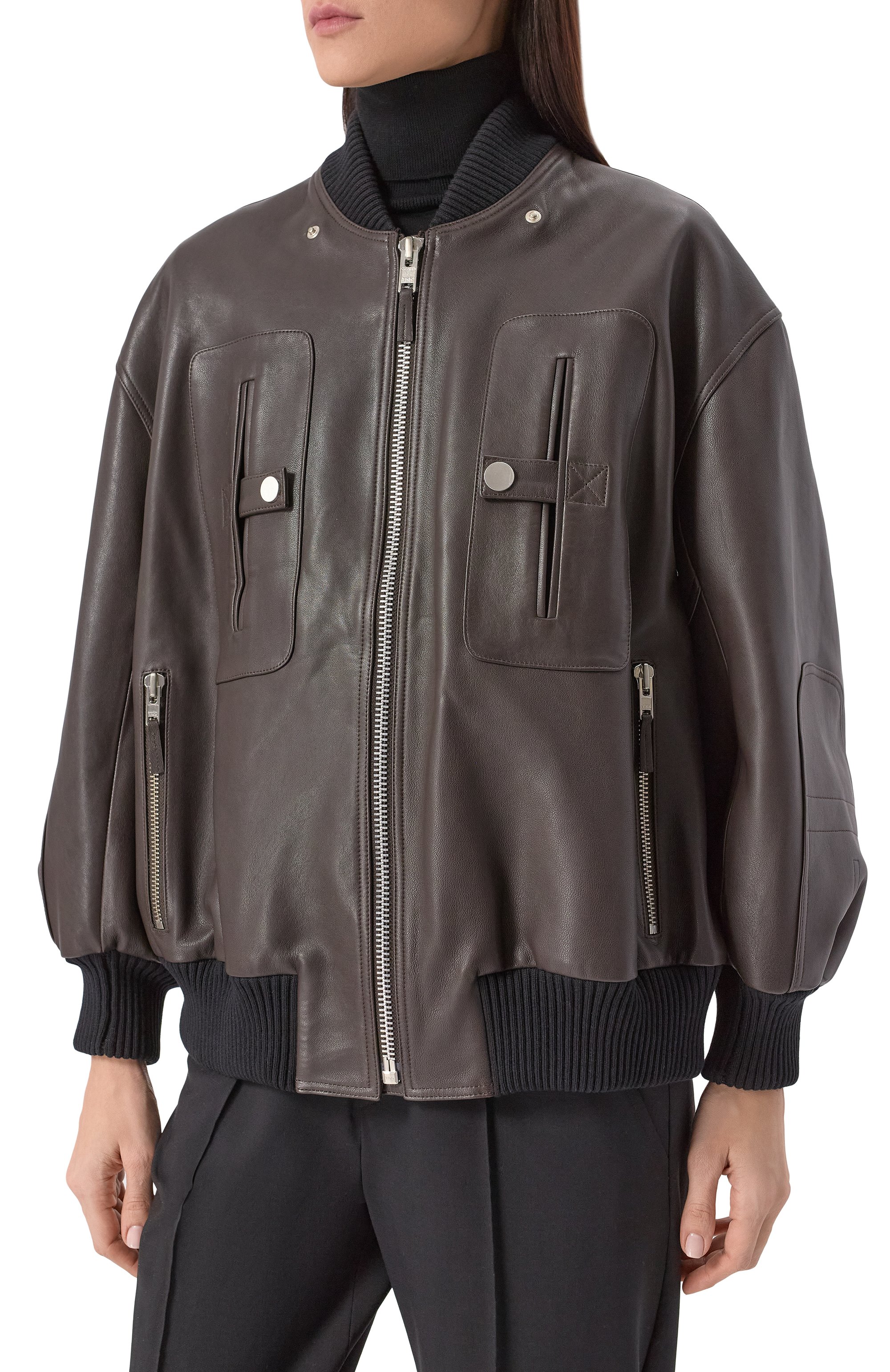 Кожаный бомбер CO, арт. 6952PSGV-PS25, фото 8