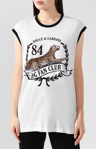 Хлопковая футболка DOLCE & GABBANA, арт. F8H93T/G7TAW, фото 3