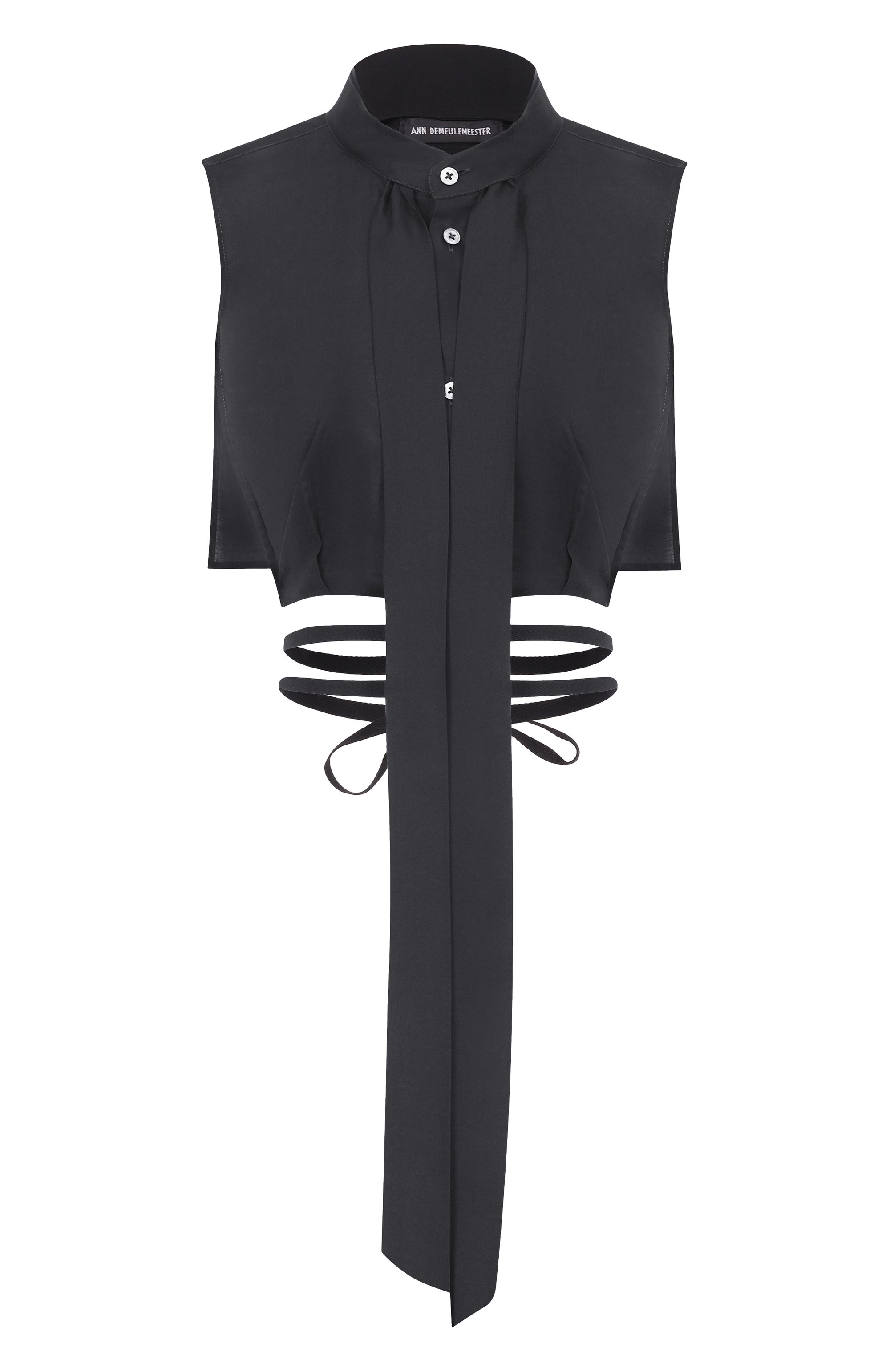 Хлопковый топ ANN DEMEULEMEESTER, арт. B0013809/FA026, фото 1