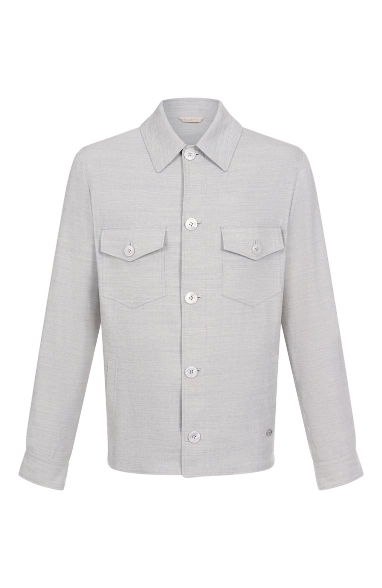 Куртка-рубашка изо льна и шерсти STEFANO RICCI, арт. M7J5100380/WL003L, фото 1