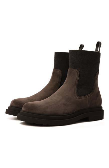 Женские замшевые челси BRUNELLO CUCINELLI, арт. MZSFG3034P