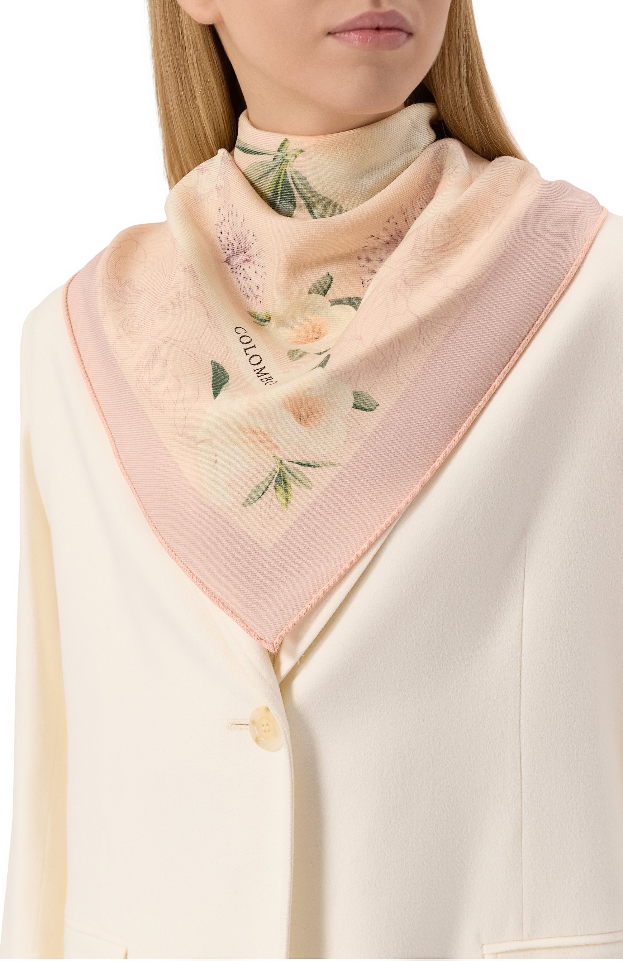 Платок из кашемира и шелка COLOMBO, арт. S7/90X90/5331-U-MS, фото 2