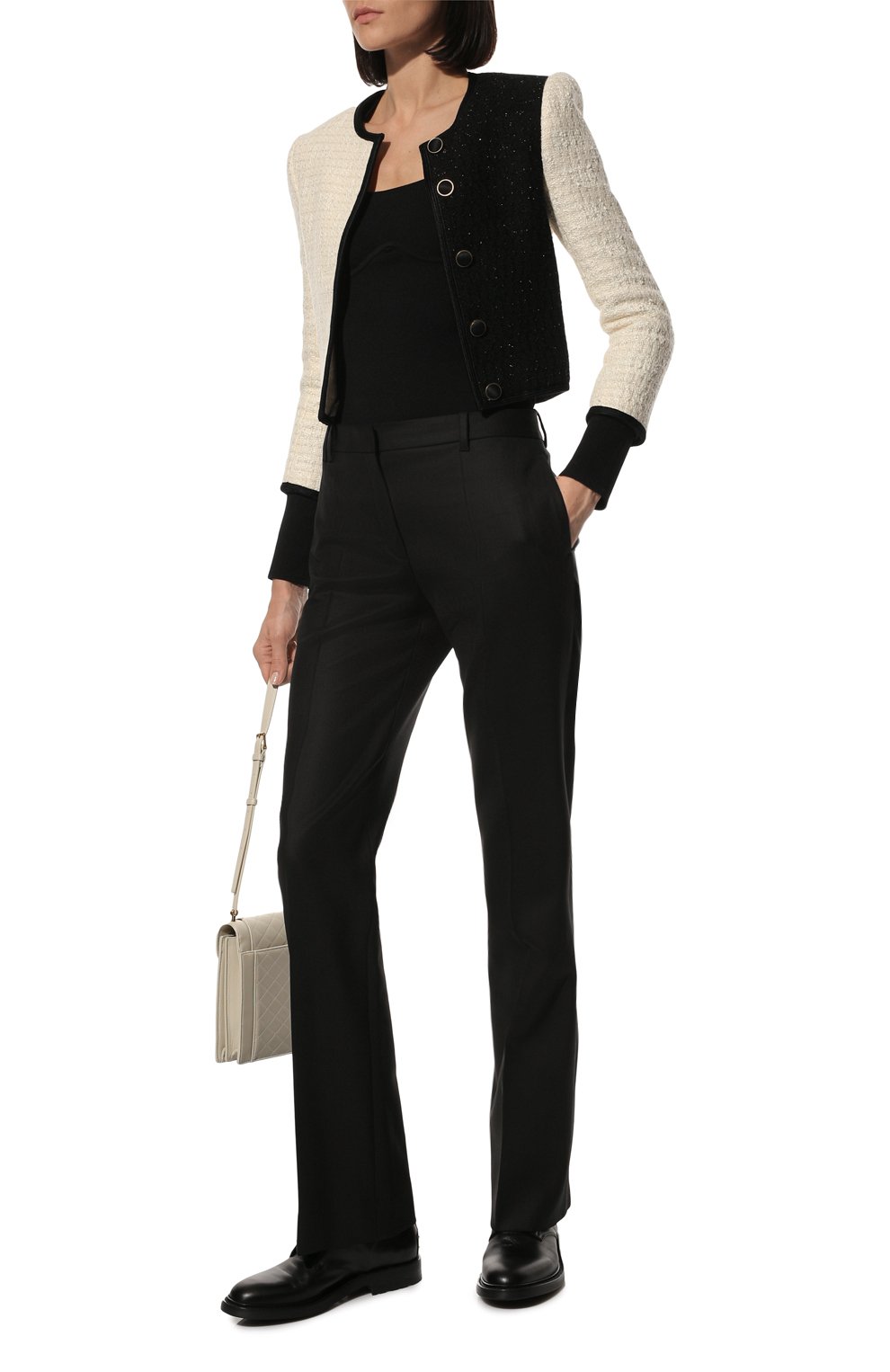 Кожаные ботинки SAINT LAURENT, арт. 584699/00ENN, фото 2