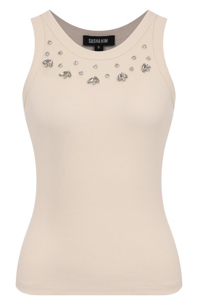 Женский хлопковая майка SASHA KIM, арт. SK-00001773