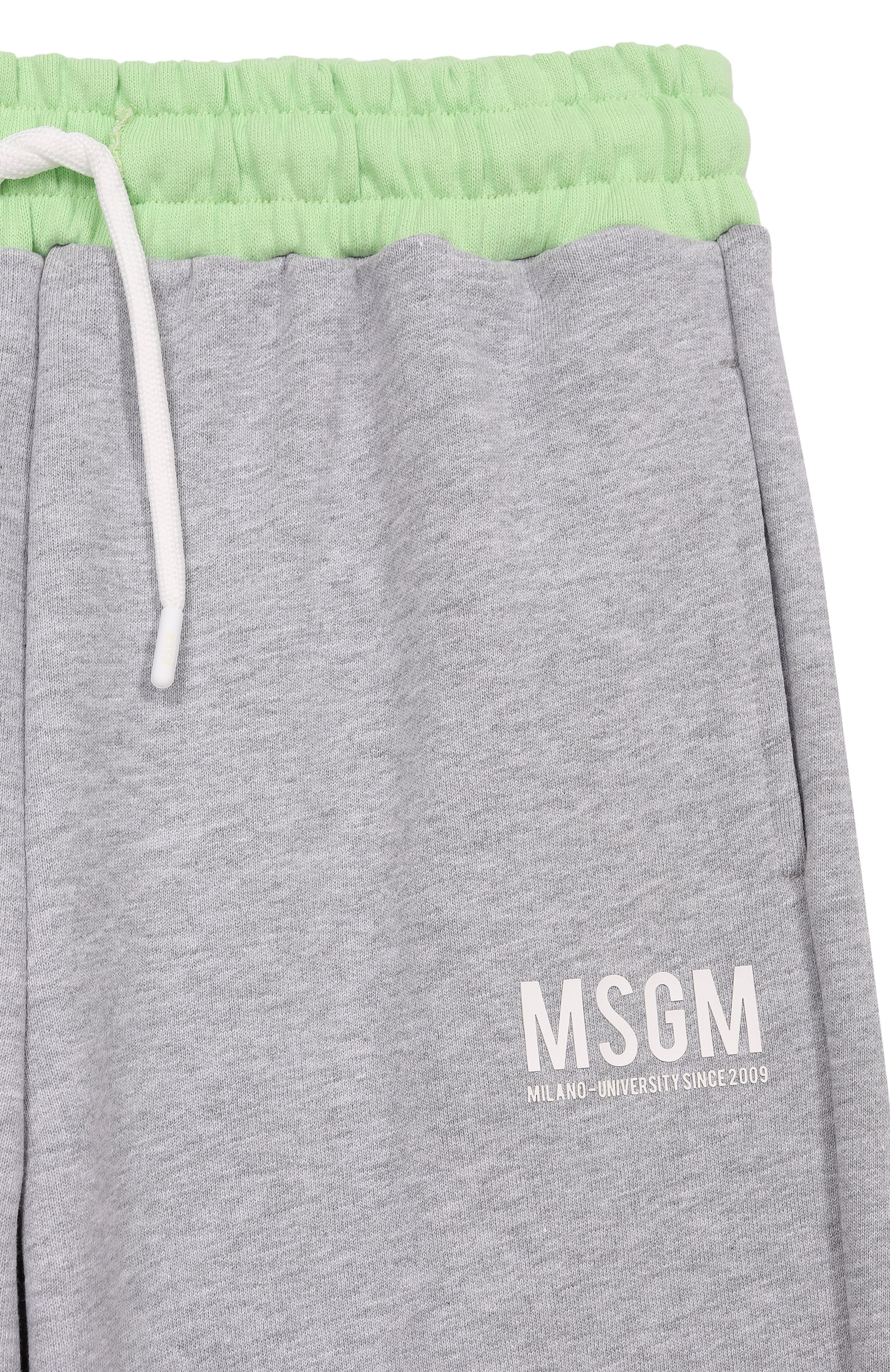 Хлопковые джоггеры MSGM KIDS, арт. S6MSJUFP061, фото 3