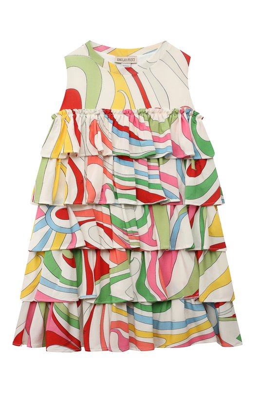 

Платье из вискозы Emilio Pucci, Разноцветный